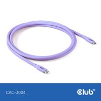 club3D USB-C-kabel USB-C stekker 2.00 m Violet CAC-3004 - thumbnail