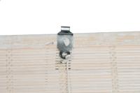 Rolgordijn DKD Home Decor Gelakt Wit Bamboe 120 x 2 x 230 cm - thumbnail