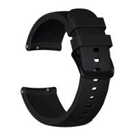Crazy Horse textuur siliconen polsband voor Huami Amazfit bip Lite versie 20mm (zwart) - thumbnail