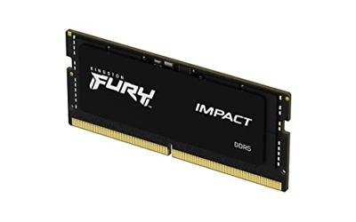 Kingston Impact Black XMP Werkgeheugenmodule voor PC DDR5 16 GB 1 x 16 GB 6400 MHz 262-pins SO-DIMM KF564S38IB-16