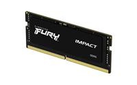 Kingston Impact Black XMP Werkgeheugenmodule voor PC DDR5 16 GB 1 x 16 GB 6400 MHz 262-pins SO-DIMM KF564S38IB-16 - thumbnail
