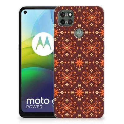 Motorola Moto G9 Power | TPU bumper | Batik Brown