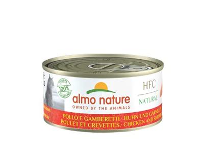 Almo Nature HFC Natural kip met garnalen natvoer kat (150 g) 24 x 150 g