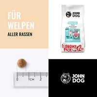 JOHN DOG Good Form Puppy Pork with beef - droog hondenvoer - 12 kg - thumbnail
