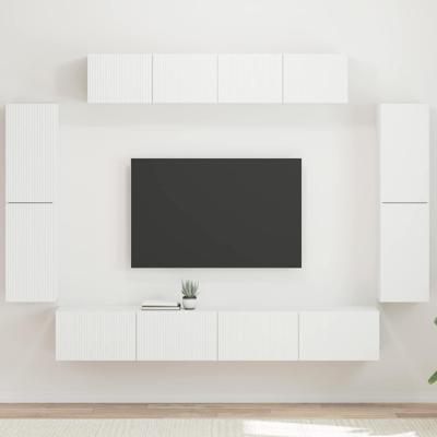 TV-kast 4 pcs Wit