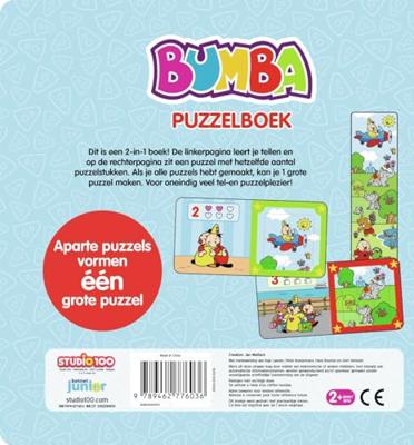 Studio 100 Bumba puzzelboek