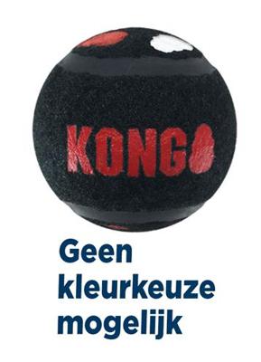KONG SIGNATURE SPORT BALLS ASSORTI 5X5X5 CM 3 ST KONG SIGNATURE SPORT BALLS ASSORTI 5X5X5 CM 3 ST