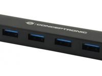 Conceptronic CTC4USB3 USB 3.1 (3.1 Gen 2) Type-C 5000Mbit/s hub & concentrator - thumbnail