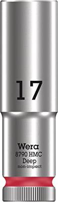 Wera 8790 HMC Deep Hand- en Machinedop met 1/2"-aandrijving, 17 x 83 mm - 05004557001