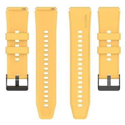 Siliconen gesp bandje - Geel - Garmin Vivoactive 6 / Vivoactive 5 / Vivoactive 3 Siliconen gesp bandje - Geel - Garmin Vivoactive 6 / Vivoactive 5 / Vivoactive 3