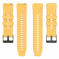 Siliconen gesp bandje - Geel - Garmin Vivoactive 6 / Vivoactive 5 / Vivoactive 3 - thumbnail