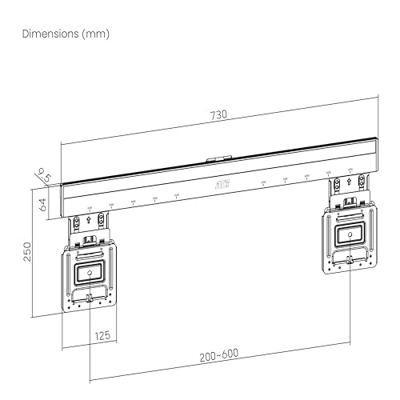 ACT AC8356 wandsteun tot 80"