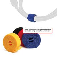 Label the Cable LTC 1230 19 inch Klittenband Geel, Zwart, Rood, Blauw - thumbnail