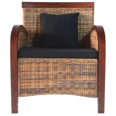 Fauteuil handgeweven rattan