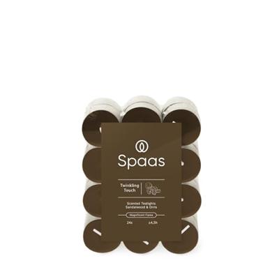 Spaas Geurtheelichten Blokverpakking X24 4,5u - Twinkling Touch Spaas Geurtheelichten Blokverpakking X24 4,5u - Twinkling Touch