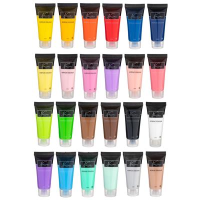 Nassau Fine Art Nassau acrylverf basis en pastelkleuren, 24x22ml