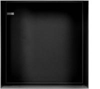 Looox Colour BoX inbouwnis - 30x30x10cm - RVS Zwart mat cbox30mz - thumbnail