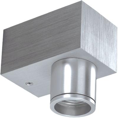 KlemKo LED downlighter 1W aluminium geborsteld LED warm wit 865405