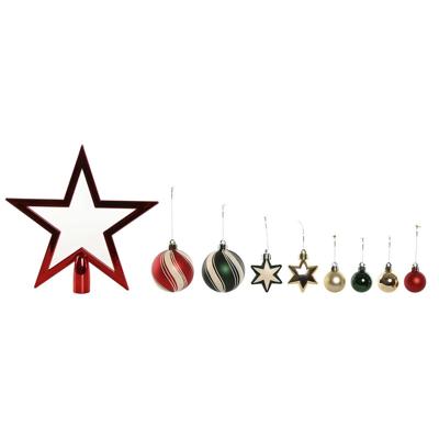 Kerstballen Home ESPRIT Rood Groen Polyethyleen 21 x 6,5 x 27 cm (53 Onderdelen) Kerstballen Home ESPRIT Rood Groen Polyethyleen 21 x 6,5 x 27 cm (53 Onderdelen)