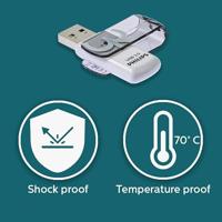 Philips FM32FD00B USB flash drive 32 GB USB Type-A 3.0 (3.1 Gen 1) Zwart, Wit - thumbnail