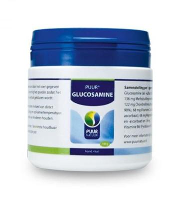 PUUR GLUCOSAMINE VOOR DE HOND EN KAT 100 GR