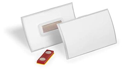 Durable 826019 Naamplaatje CLICK FOLD (b x h) 90 mm x 54 mm magneet 10 stuk(s) Durable 826019 Naamplaatje CLICK FOLD (b x h) 90 mm x 54 mm magneet 10 stuk(s)