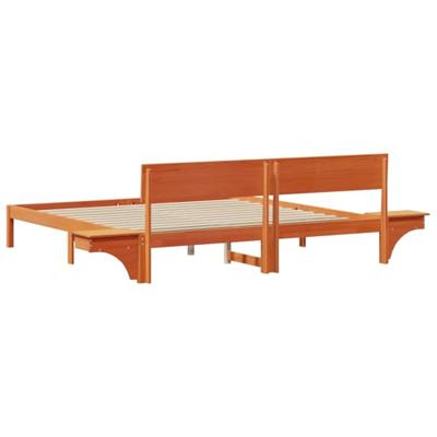 Bedframe met nachttafels met hoofdeinde Wasbruin 180 x 200 cm Bedframe met nachttafels met hoofdeinde Wasbruin 180 x 200 cm