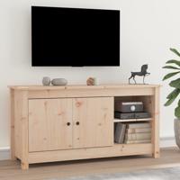 Tv-meubel 103x36,5x52 cm massief grenenhout - thumbnail
