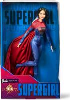 Barbie Supergirl Collectible Fashion Doll uit The Flash Movie draagt rood en blauw pak met cape, inclusief poppenstandaard (exclusief Amazon) - thumbnail