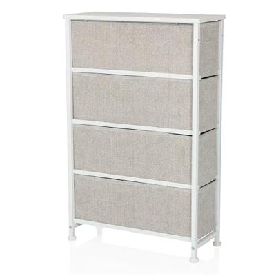 hjh LIVING Kast Foldress (4 vakken, Grijs)