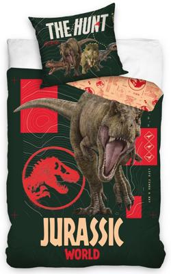 Jurassic World The Hunt Dekbedovertrek 140 x 200 cm (70 x 90 cm)