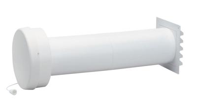 Muurdoorvoerset Fresh 100 compleet wit