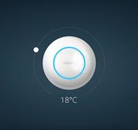 FIBARO - Heat Controller met temperatuur sensor - thumbnail