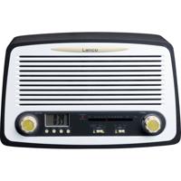 Lenco SR-02GY - Radio met wekkerfunctie - Retro look- Black Friday - thumbnail