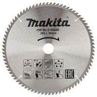 Makita Afkortzaagblad voor Multimaterial | Standaard | Ø 260mm Asgat 30mm 80T - D-65648 - thumbnail