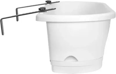 Elho corsica easy hanger balkonbak 60 cm wit