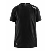Craft 1907390 Community Mix Ss Tee JR - Black - 158/164 - thumbnail