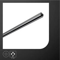 Eutrac 145202 230V-railsysteemcomponenten Rail Rail DIN Zilver-grijs - thumbnail
