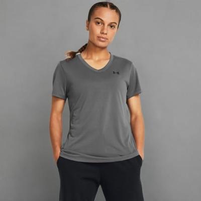 Under Armour Tech V-Neck Sportshirt Dames XL/42