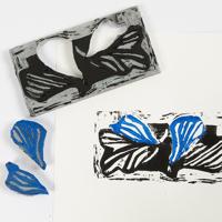 Creativ Company Stempelblokken, vel 15x20 cm, lichtgrijs, 1 stuk - thumbnail