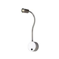 SLV Dio Flex Plate 146682 LED-wandlamp LED vast ingebouwd 1 W LED Chroom - thumbnail