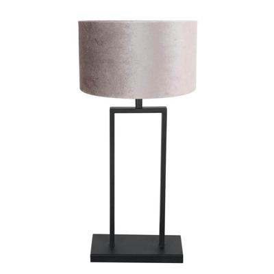 Steinhauer Tafellamp 55cmStang met zilvere kap - 3858ZW