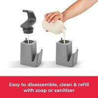 Metaltex Soap-Tex Zeepdispenser 11x8x22 cm Grijs - thumbnail