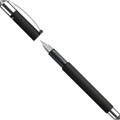 STABILO beCrazy! vulpen, uni color, zwart + 1 inkt cartridge blauw STABILO beCrazy! vulpen, uni color, zwart + 1 inkt cartridge blauw