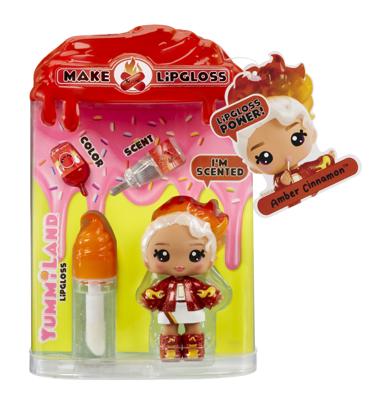 MGA Entertainment Yummiland pop - amber cinnamon met lipgloss set