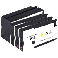 Renkforce Inktcartridge vervangt HP 953, 6ZC69AE, LS058AE, F6U12AE, F6U13AE, F6U14AE Compatibel Combipack Zwart, Cyaan, Magenta, Geel RF-5718854 - thumbnail