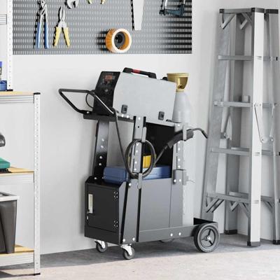 Laswagen Zwart 90 x 46 x 96 cm Staal