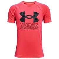 Kinder-T-Shirt met Korte Mouwen Under Armour Tech Hybrid Rood - Maat: XL - thumbnail
