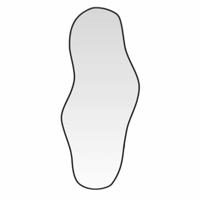 VidaXL Wandspiegel 100x45 cm zwart - thumbnail