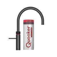 Fusion Round Mat Zwart Met Combi Boiler Quooker - thumbnail